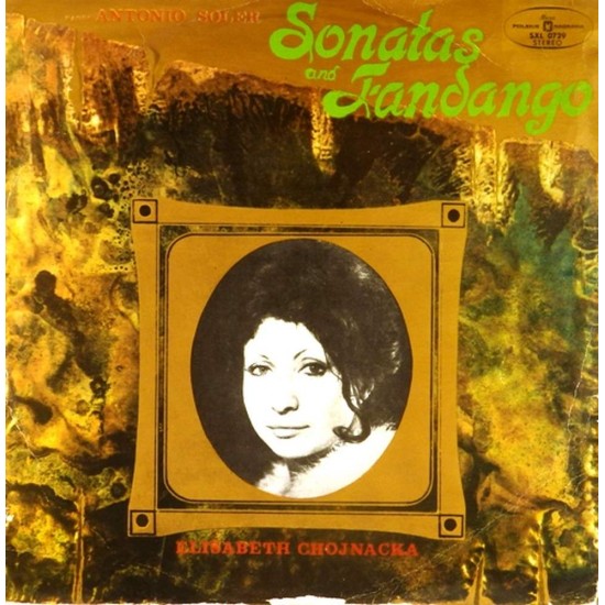 Пластинка Elisabeth Chojnacka (klawesyn) Antonio Soler. Sonatas and fandango